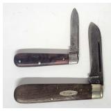 Wood handle pock knives Case & Germany
