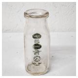 Coble Dairy half pint glass bottle