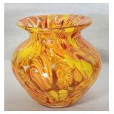 Vintage hand blown glass vase