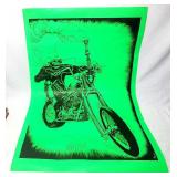 Vintage Highryder blacklight poster signed Dara