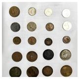Vintage foreign coins
