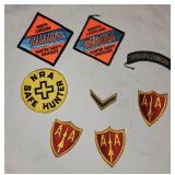 Vintage patches military,NC wildlife etc.
