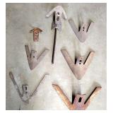 Lot of plow blades