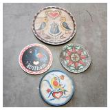 Pennsylvania Dutch fiberboard signs