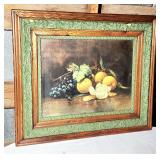 Antique framed print