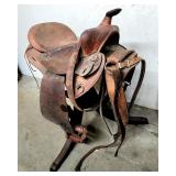 Vintage western saddle