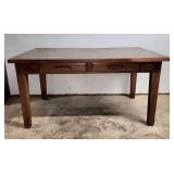 Mission style desk formica top