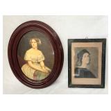 Antique framed prints