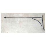 Antique iron sign hanger