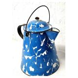 Antique graniteware coffee pot