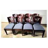8 dining chairs upholstered seats
