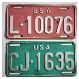 Vintage armed forces licenae