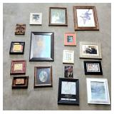 Lot of frames and framed prints