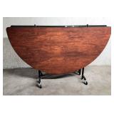 Sico mechanical folding table on wheels