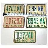 North Carolina motorcycle license plates