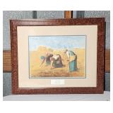 Framed Gleaners print