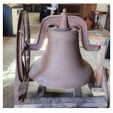 Large cast iron CS Bell Co. Cast iron bell