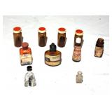 Vintage mini glass bottles