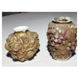 Goofus glass vases see pics