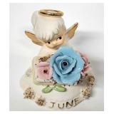 Vintage June birthday angel
