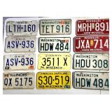 Various states license plates
