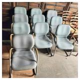 Lot of 10 Steelcase office chairs