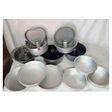 Basket of cake pans
