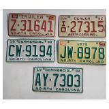 North carolina license plates