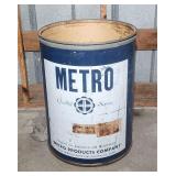 Vintage chemical container barrel clean