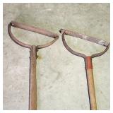 Two vintage swing blades