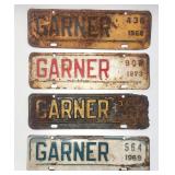 Garner NC city license plates
