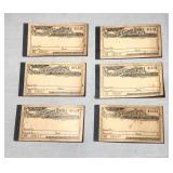 Antique merchant coupon books complete