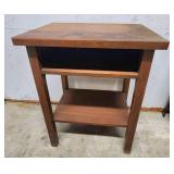 Vintage side table 30'h x 24w x 18d
