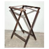 Vintage folding tray stand