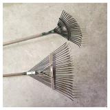Two good metal rakes