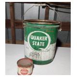 Quaker State bucket & Kendall