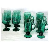 Vintage green glasses