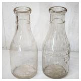 North Carolina quart milk bottles