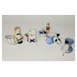 Occupied Japan mini figural planters