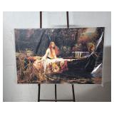 Large Art Canvas Lady of Shalott