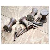 Cast iron tobacco barn burners