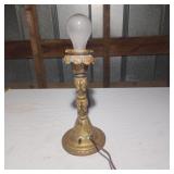Unique antique brass lamp