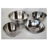 Stainless steel bowls