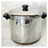 Revereware 8 qt stock pot copper bottom