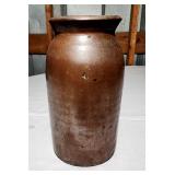 Antique pottery storage jar