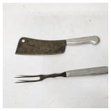 Fork & cleaver aluminum handle