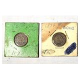 1898 Indian head pennies