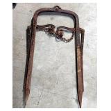 Antique Myers hay fork loader