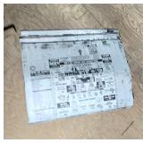 Lot of vintage aluminum newspaper offset plates