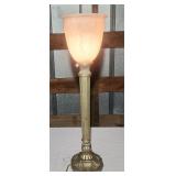 Modern tall torchier lamp